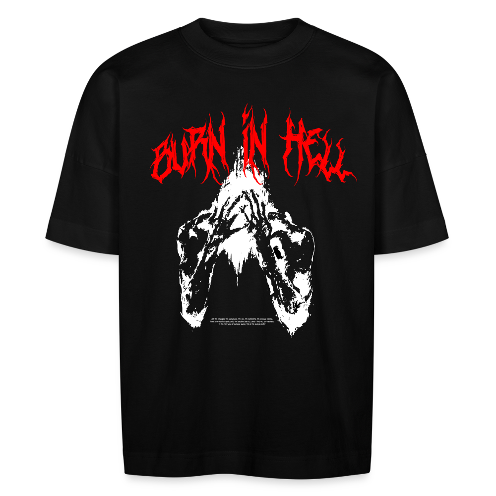 BURN IN HELL TEE - black