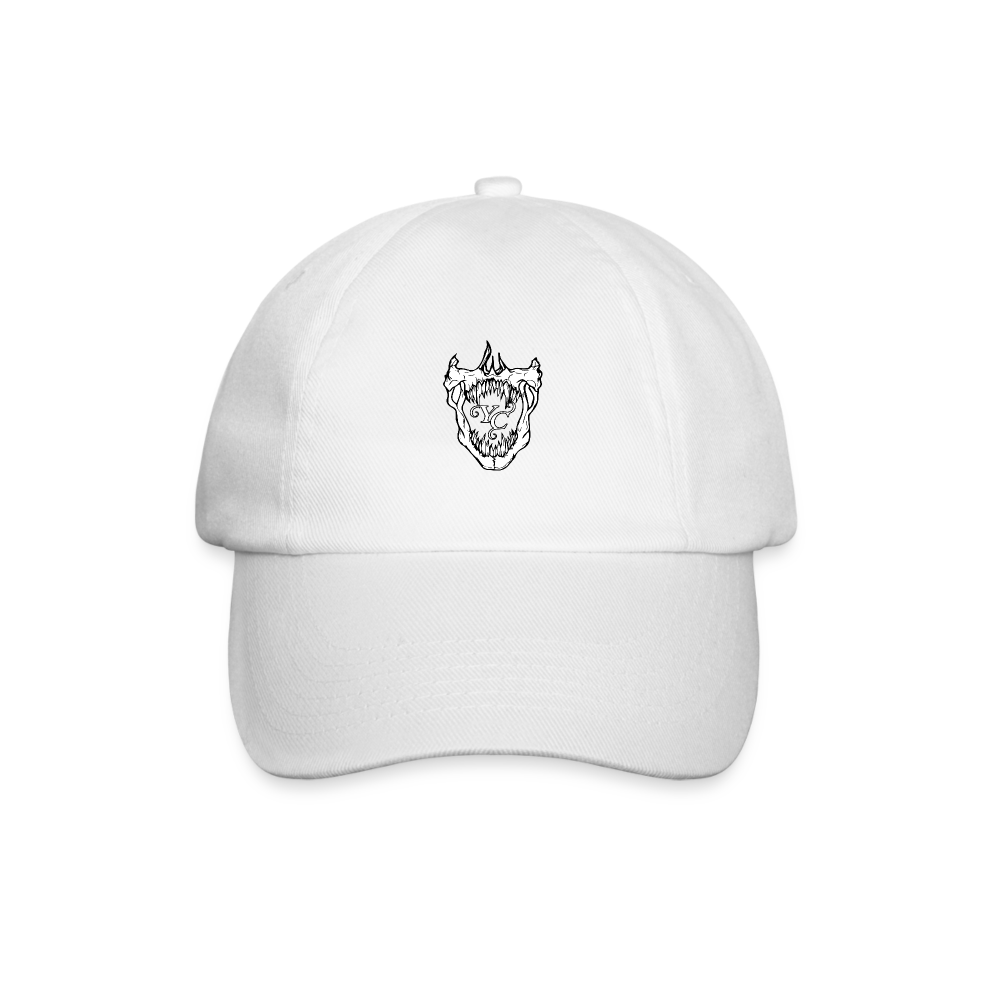 BASEBALL CAP - white/white