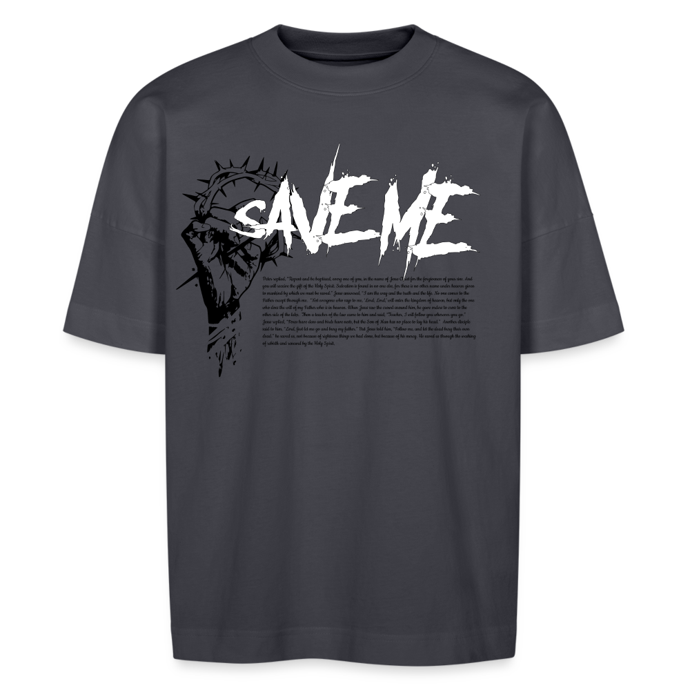 SAVE ME TEE - indigo blue